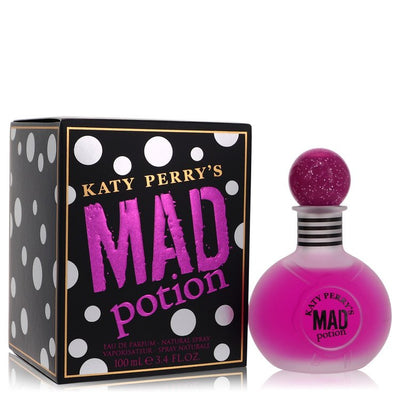 Katy Perry Mad Potion Eau de Parfum bottle — Oriental Vanilla fragrance with vanilla orchid, bourbon vanilla, jasmine, and amber notes