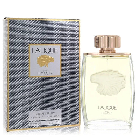 Lalique Eau de Parfum bottle and packaging on a white background