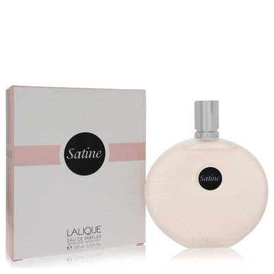 Shop authentic Lalique Satine EDP for women featuring peach, rose, sandalwood & cashmeran. 100% authentic with free US shipping. 3.3 oz