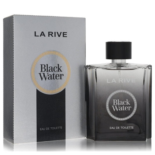 La Rive Black Water Cologne bottle — Aquatic Woody men's fragrance with lemon, bergamot, lavender, geranium, and cedarwood notes