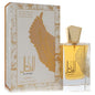 Al Athal perfume bottle and packaging with gold wing design on a white background