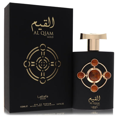 Lattafa Pride Al Qiam Gold Cologne 3.4 oz Eau De Parfum Spray bottle
