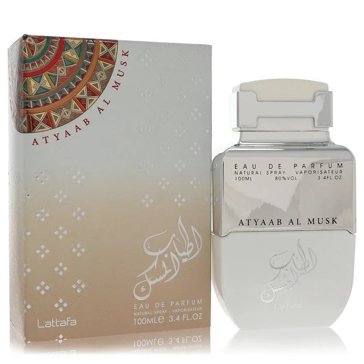 Atyaab Al Musk perfume bottle and packaging on a white background