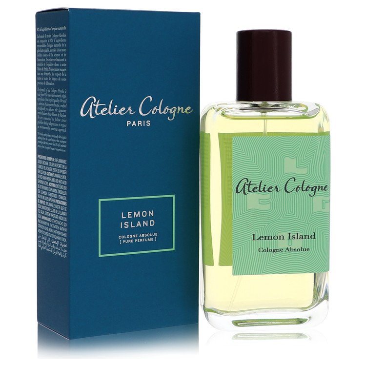 Atelier Cologne Lemon Island Cologne Absolue bottle - Unisex citrus floral fragrance with Rodrigues lemon, Indian jasmine, and Madagascar vanilla