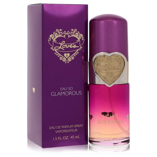Love's Eau So Glamorous Perfume by Dana bottle with pear, nectarine, heliotrope, Madagascar vanilla and cashmeran
