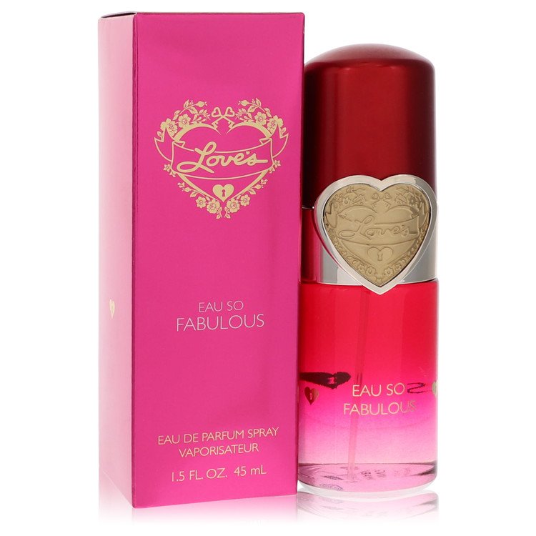 Love's Eau So Fabulous by Dana Eau de Toilette bottle - Women's floral fragrance with fresh citrus, light florals, rose, jasmine, soft floral bouquet, musk, soft woods, and warm amber