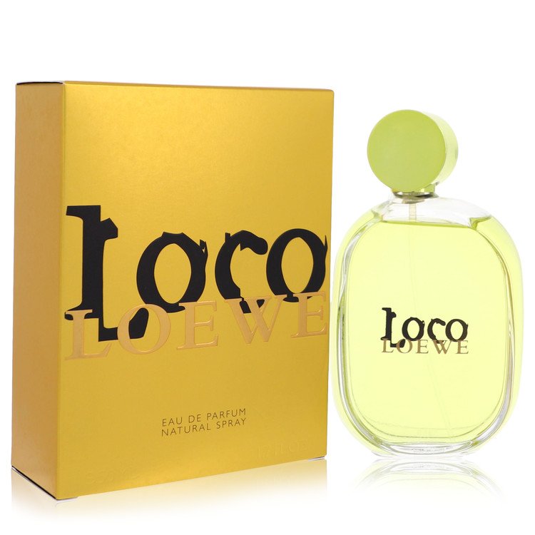 Loewe Loco Eau de Parfum bottle - Spanish floral woody women's fragrance with bergamot, pepper, lemon, jasmine, neroli, lily of the valley, vetiver, cedarwood, and musk