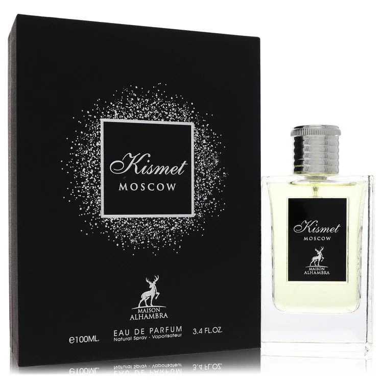 Kismet Moscow perfume bottle and packaging on a white background