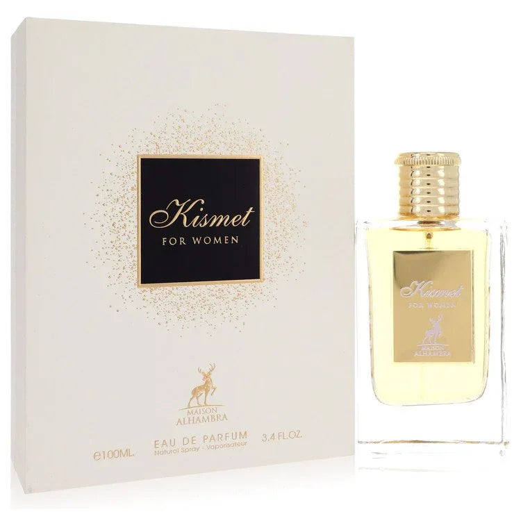 Kismet for Women perfume bottle and packaging on a white background