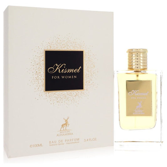 Kismet for Women perfume bottle and packaging on a white background