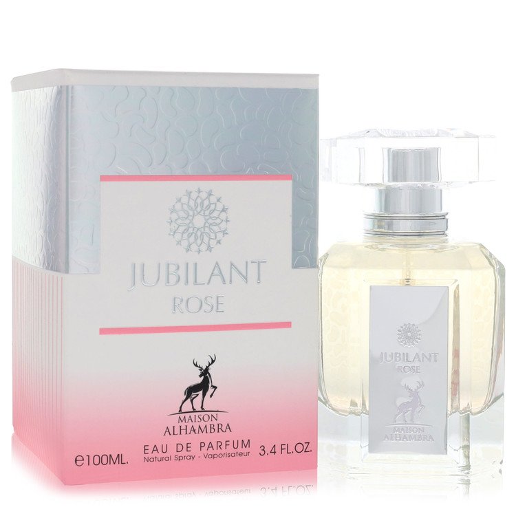 Maison Alhambra Versencia Crystal Perfume bottle — floral fragrance with ice, pomegranate, yuzu, magnolia, peony, lotus, mahogany, musk and amber