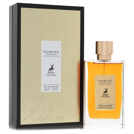 Maison Alhambra Domino Essence Eau de Parfum minimalist heavy glass bottle — luxury men's fresh aromatic woody fragrance featuring unique aldehyde and lavender notes