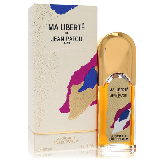 Jean Patou Ma Liberte perfume bottle and packaging on a white background