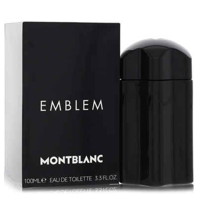 Montblanc Emblem Cologne bottle — Aromatic Spicy men fragrance with clary sage, grapefruit, cardamom, violet leaf, cinnamon, woodsy notes, and tonka bean