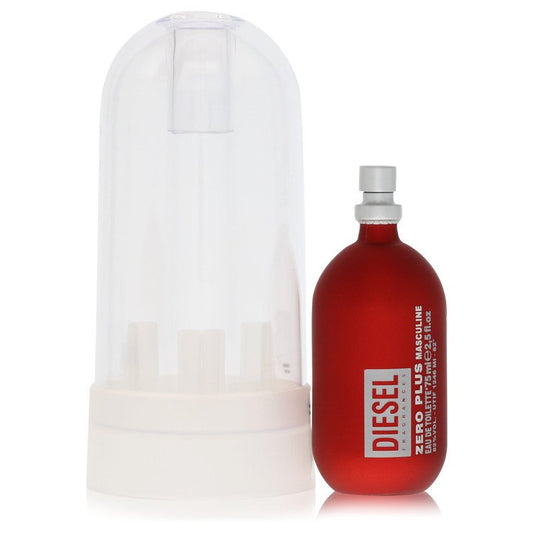 Diesel Zero Plus Cologne bottle — Amber Spicy Powdery men's fragrance with cardamom, nutmeg, bergamot, cinnamon, and vanilla notes