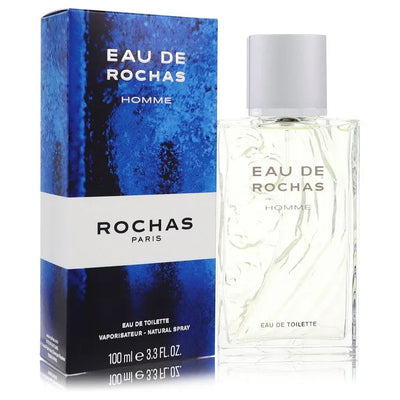Eau De Rochas by Rochas citrus aromatic cologne bottle