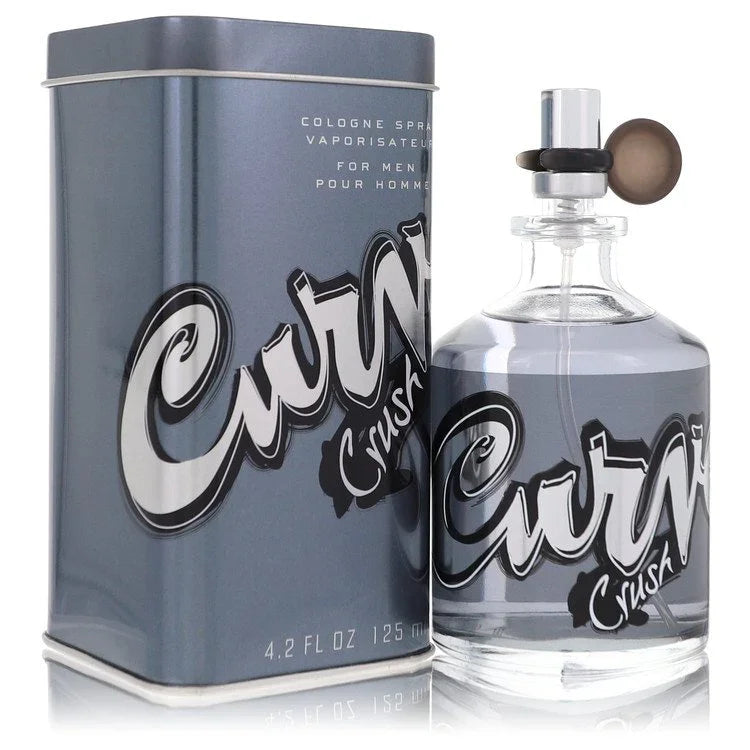 Curl Crush cologne bottle and packaging on a white background