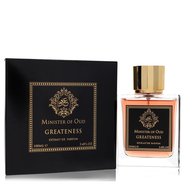 Fragrance World Minister of Oud Greatness bottle - woody spicy fragrance with saffron, lavender, agarwood and musk
