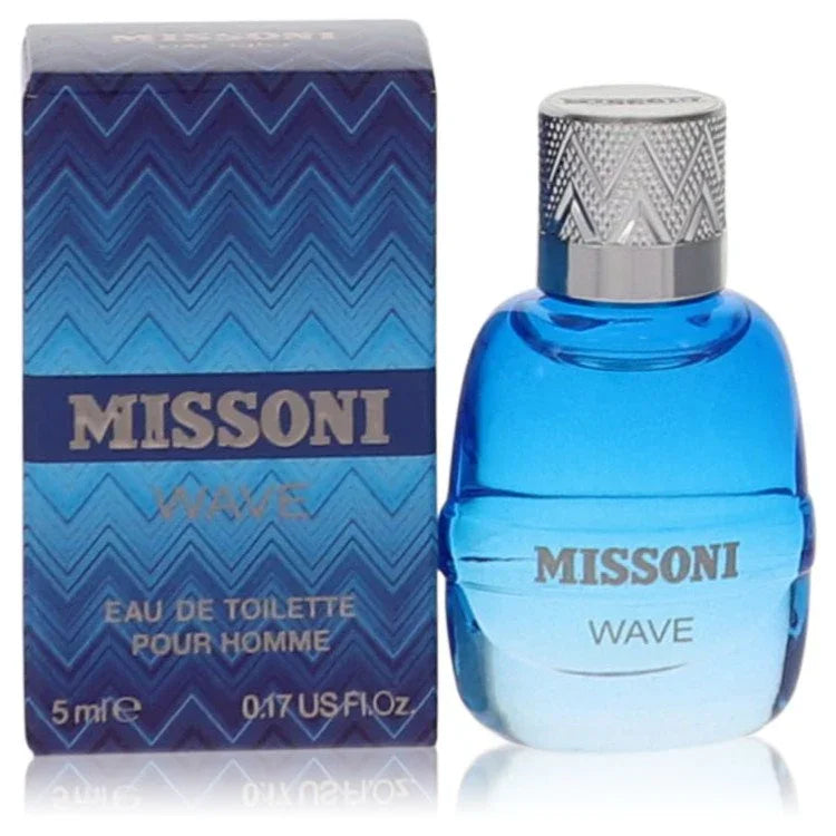 Missoni Wave perfume bottle and packaging on a white background 0.17 oz