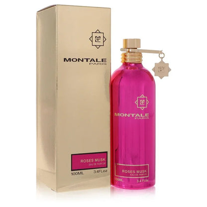 Montale Roses Musk bottle — Floral women fragrance with rose absolute, jasmine, and white musk