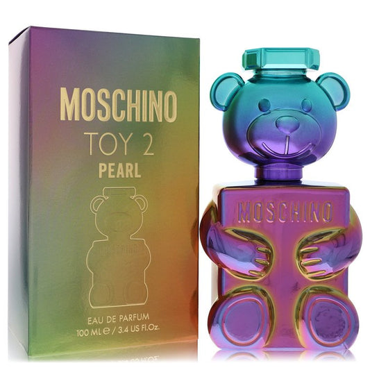 Moschino Toy 2 Pearl perfume bottle and packaging on a white background