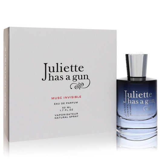 Perfume bottle and packaging of 'Juliette has a gun' on a white background
