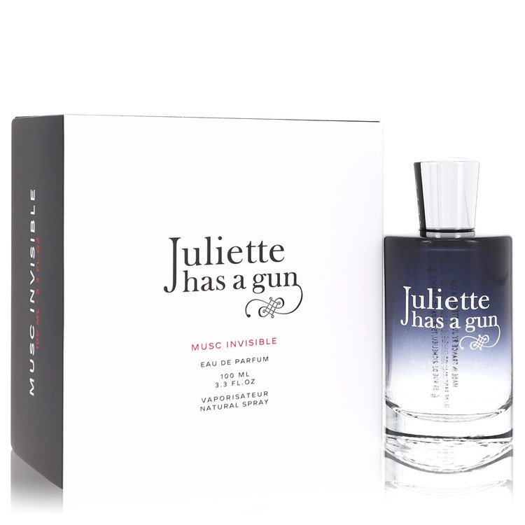 Juliette has a gun perfume bottle and packaging on a white background