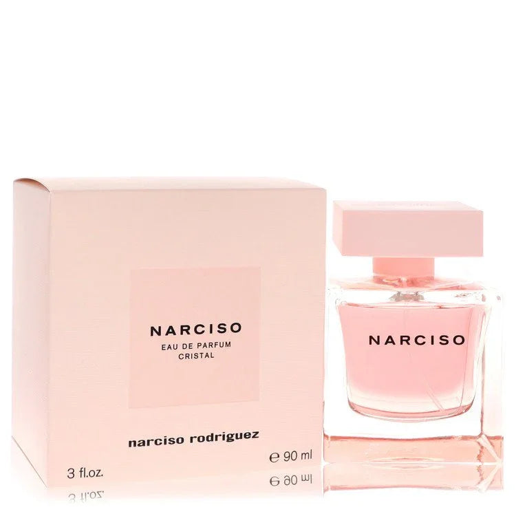 Narciso Rodriguez perfume bottle and packaging on a white background
