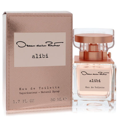 Oscar De La Renta Alibi perfume bottle for women — Glamorous fluid oriental fragrance with mandarin, ginger blossom, vanilla orchid, heliotrope, praline, and amberwood notes