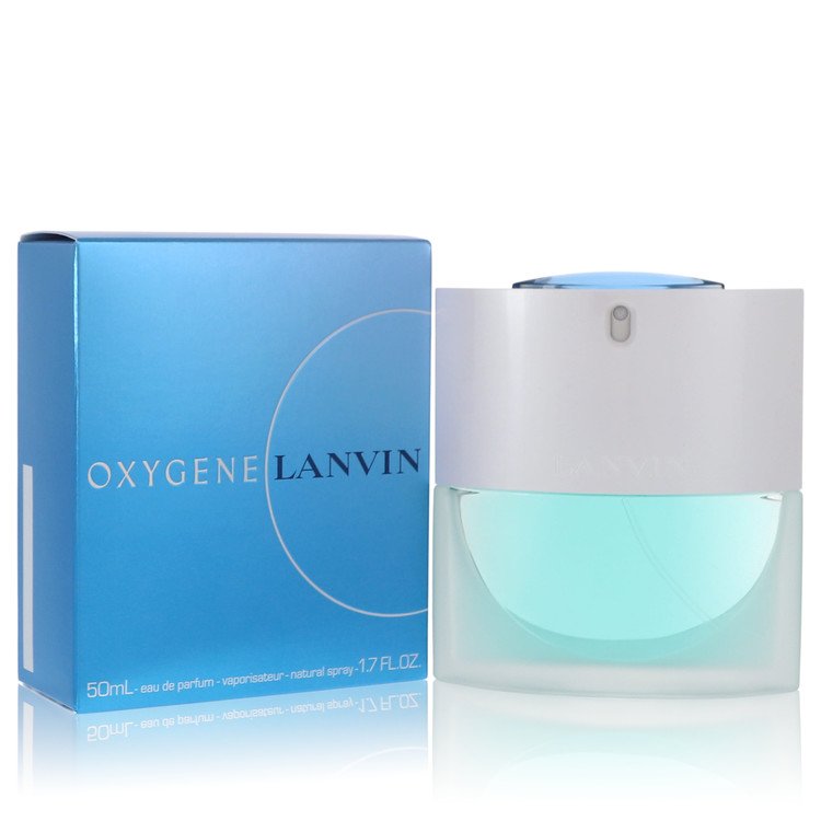 Lanvin Oxygene Perfume bottle — Floral Woody women fragrance with blue iris, spicy notes, gardenia, white pepper, white musk, and sandalwood
