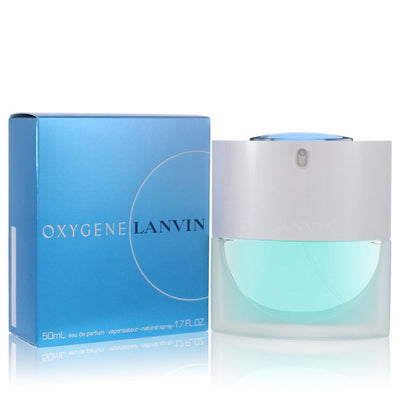 Lanvin Oxygene Perfume bottle — Floral Woody women fragrance with blue iris, spicy notes, gardenia, white pepper, white musk, and sandalwood