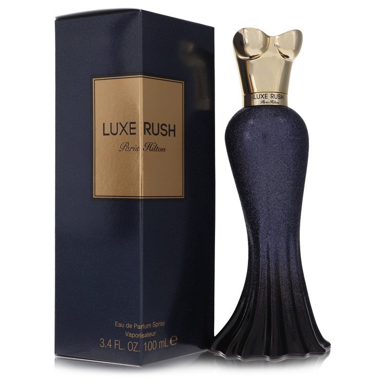 Luxe Rush perfume bottle and packaging on a white background