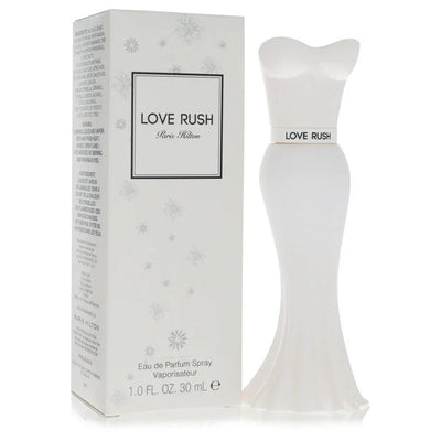 Paris Hilton Love Rush Eau de Parfum bottle — women's sparkling fruity floral EDP 2023