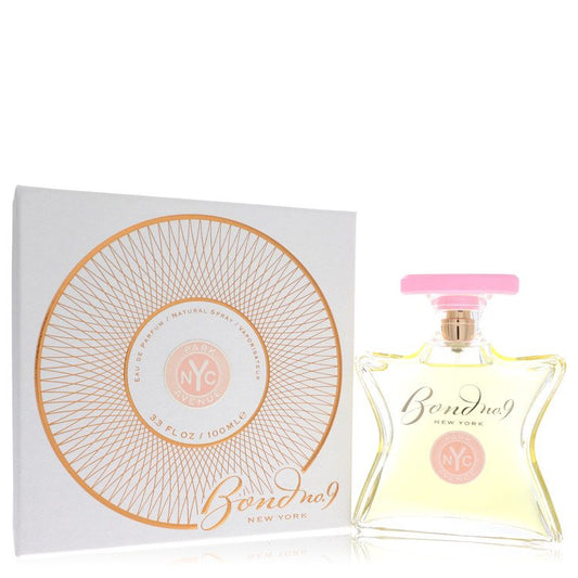 Bond No. 9 Park Avenue Eau de Parfum bottle - Women's floral aldehydic fragrance with aldehydes, bergamot, peony, rose, jasmine, sandalwood, musk, and vetiver