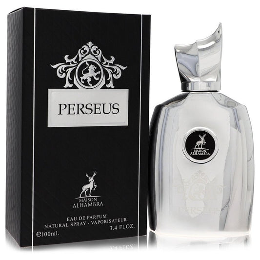 Perseus Maison Alhambra perfume bottle and packaging on a white background