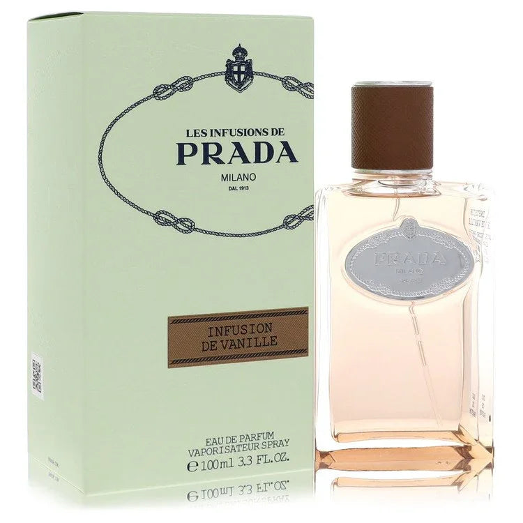 Prada Infusion De Vanille Perfume bottle — elegant oriental sweet fragrance with citrus, neroli, vanilla, floral notes, benzoin, and heliotrope.