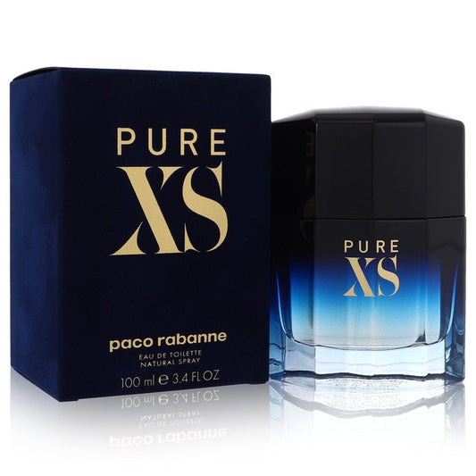 Pure Xs Cologne bottle - Paco Rabanne warm spicy vanilla fragrance for men with ginger, grapefruit, vanilla, cinnamon, leather and myrrh