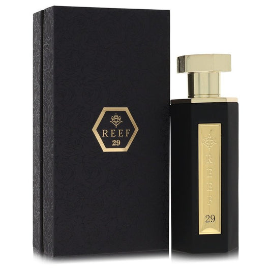 Reef 29 Parfum Perfume bottle — spiced floral amber fragrance with saffron, iris, and ambergris.