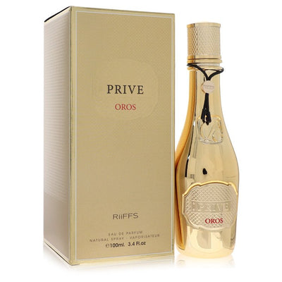 Riiffs Prive Oros Perfume bottle — Gourmand Floral Woody women's fragrance with almond, coffee, tuberose, cacao, and vanilla notes