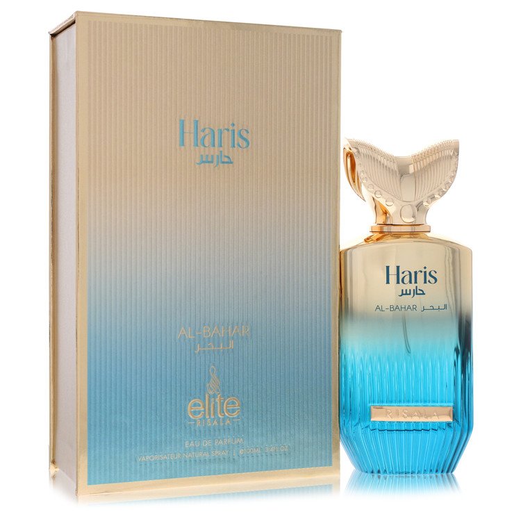 Risala Elite Haris Al-Bahar Perfume bottle - floral woody musky fragrance with freesia, orris, cedar and sandalwood
