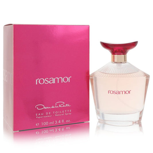 Rosamor Perfume 3.4 oz Eau De Toilette Spray bottle by Oscar de la Renta