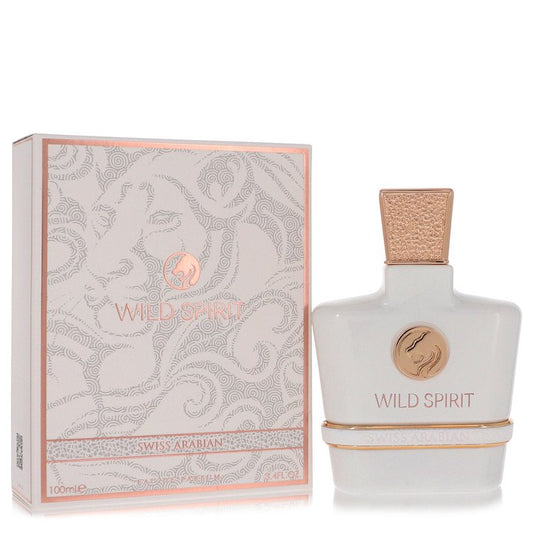 Swiss Arabian Wild Spirit perfume bottle and packaging on a white background