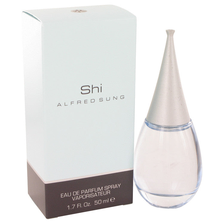 Shi Alfred Sung perfume bottle and packaging on a white background