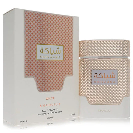Shiyaaka perfume bottle and packaging on a white background