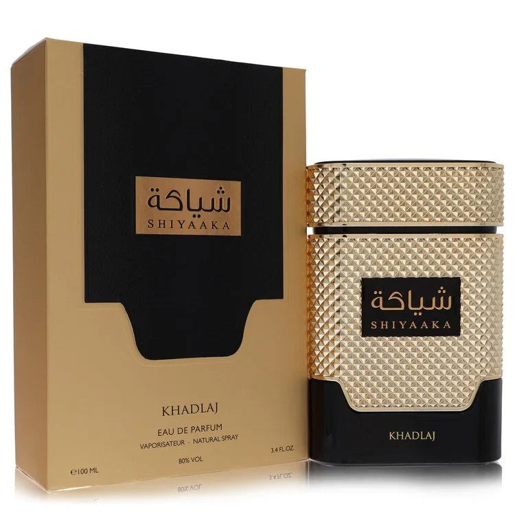Shiyaaka perfume bottle and packaging on a white background