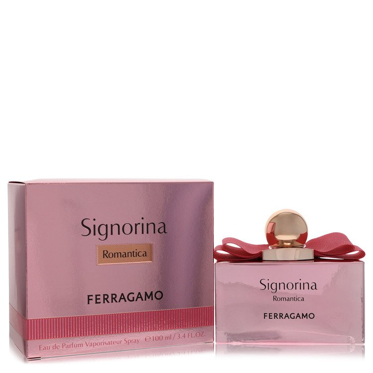 Signorina Romantica Perfume 3.4 oz Eau De Parfum Spray bottle by Salvatore Ferragamo