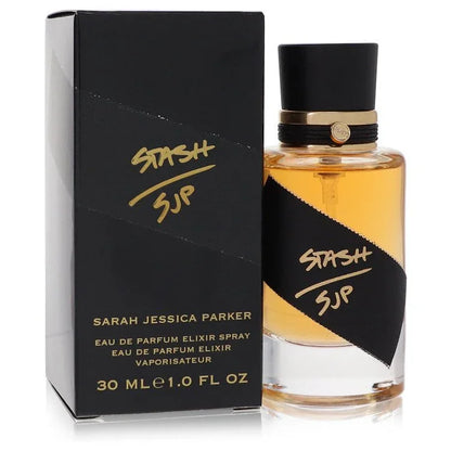 Sarah Jessica Parker Stash Perfume bottle — Woody Aromatic shared fragrance with grapefruit, black pepper, sage, atlas cedar, and olibanum