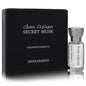 Swiss Arabian Secret Musk concentrated perfume oil with packaging on a white background