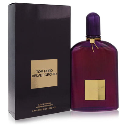 Tom Ford Velvet Orchid Perfume bottle — floral amber fragrance with honey, black orchid, jasmine and vanilla.