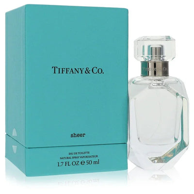 1.7 oz Tiffany & Co. perfume bottle and packaging on a white background